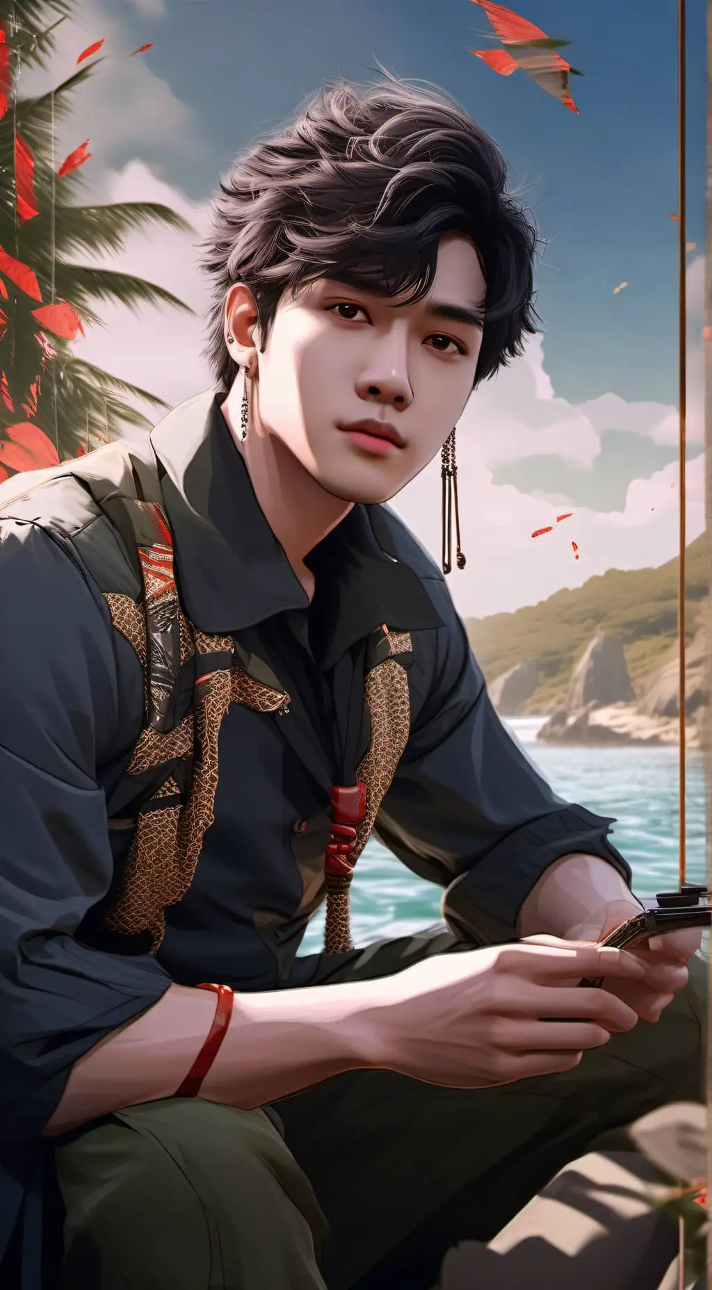 ai character: seo changbin  background