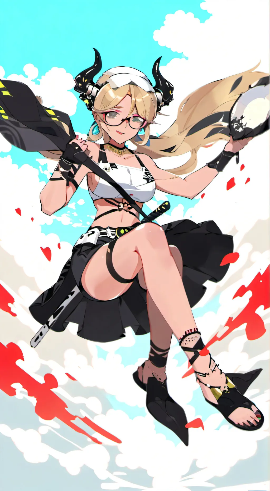 ai character: ava😳  and ivy🌈 background