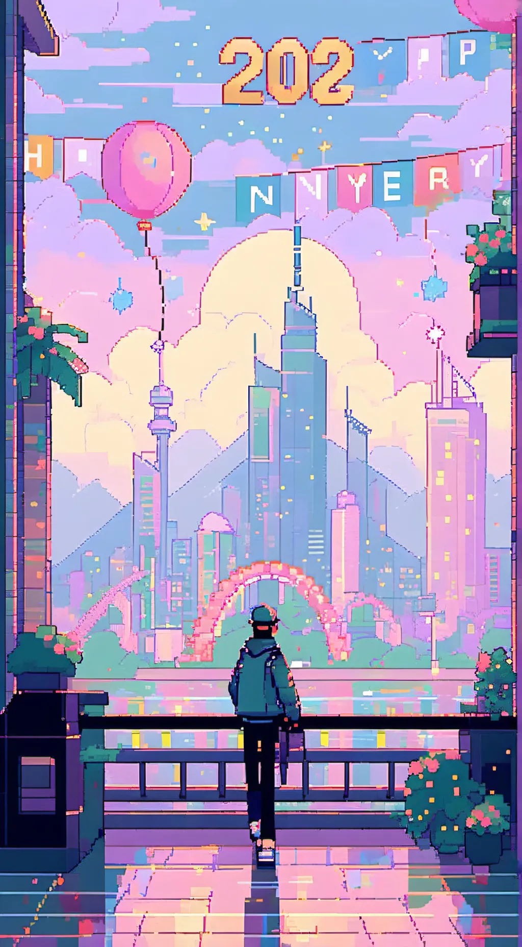 ai character: 2025 background