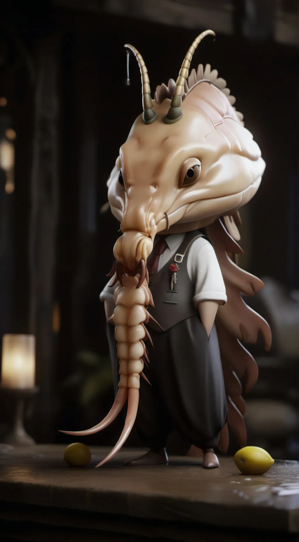 ai character: Shrimpo vore background