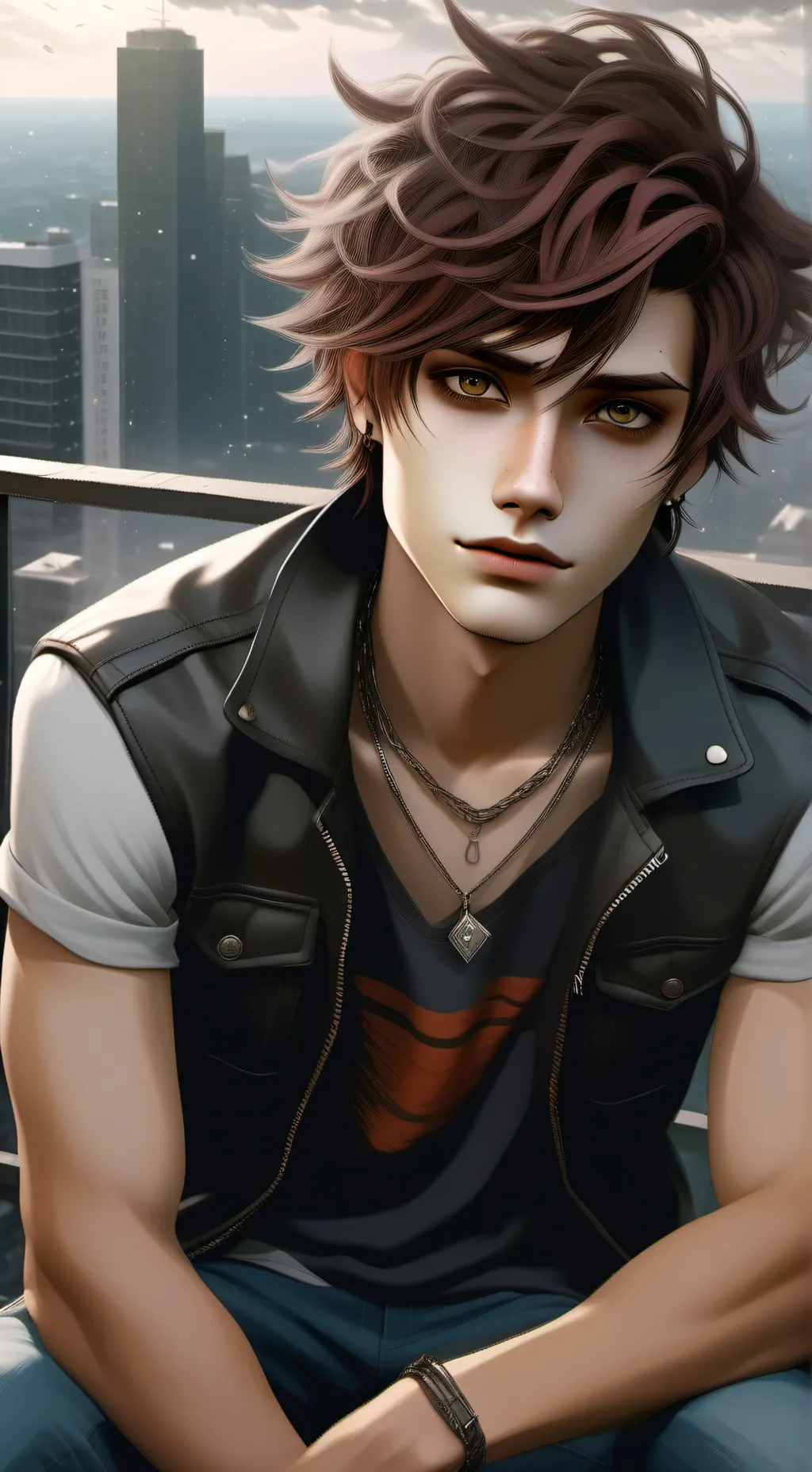 ai character: Kieran Mortalis background