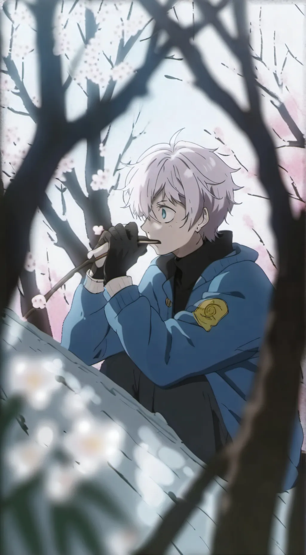 ai character: Killua!! background