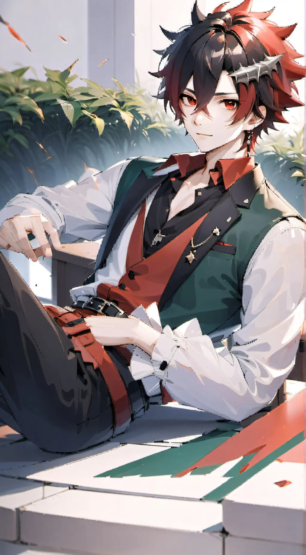 ai character: Emo tanjiro background