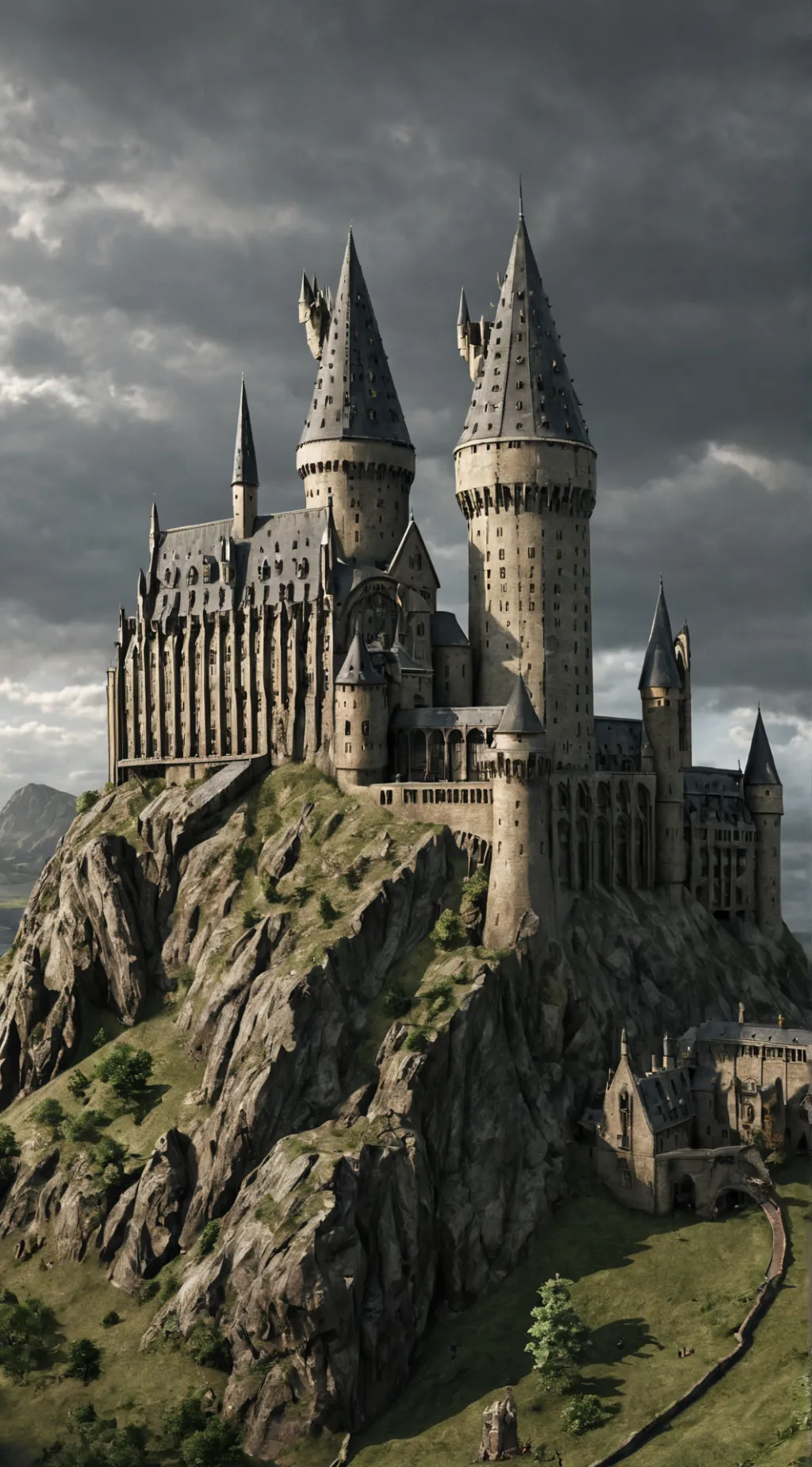 ai character: Hogwarts background