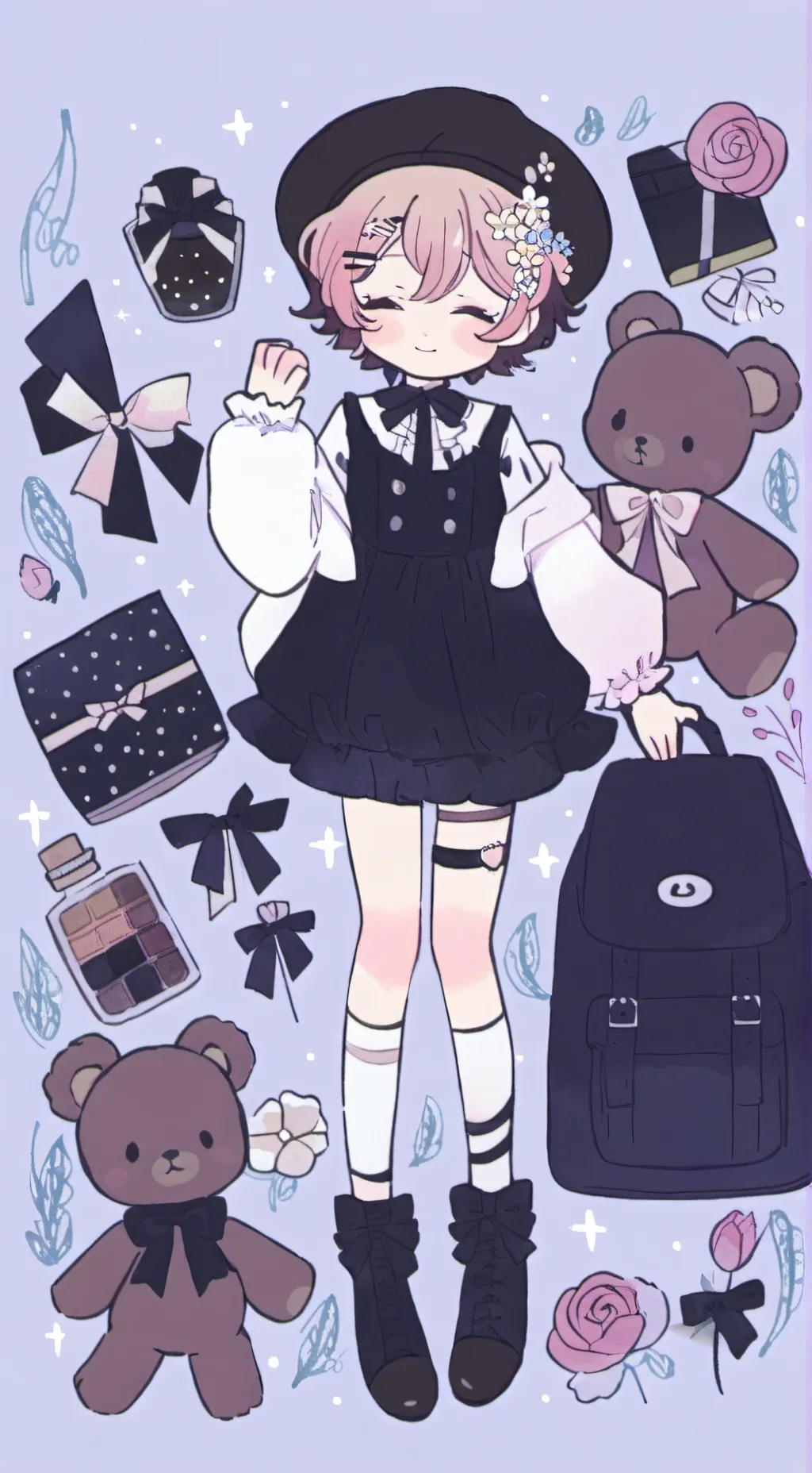 ai character: crie sua Magic dol background