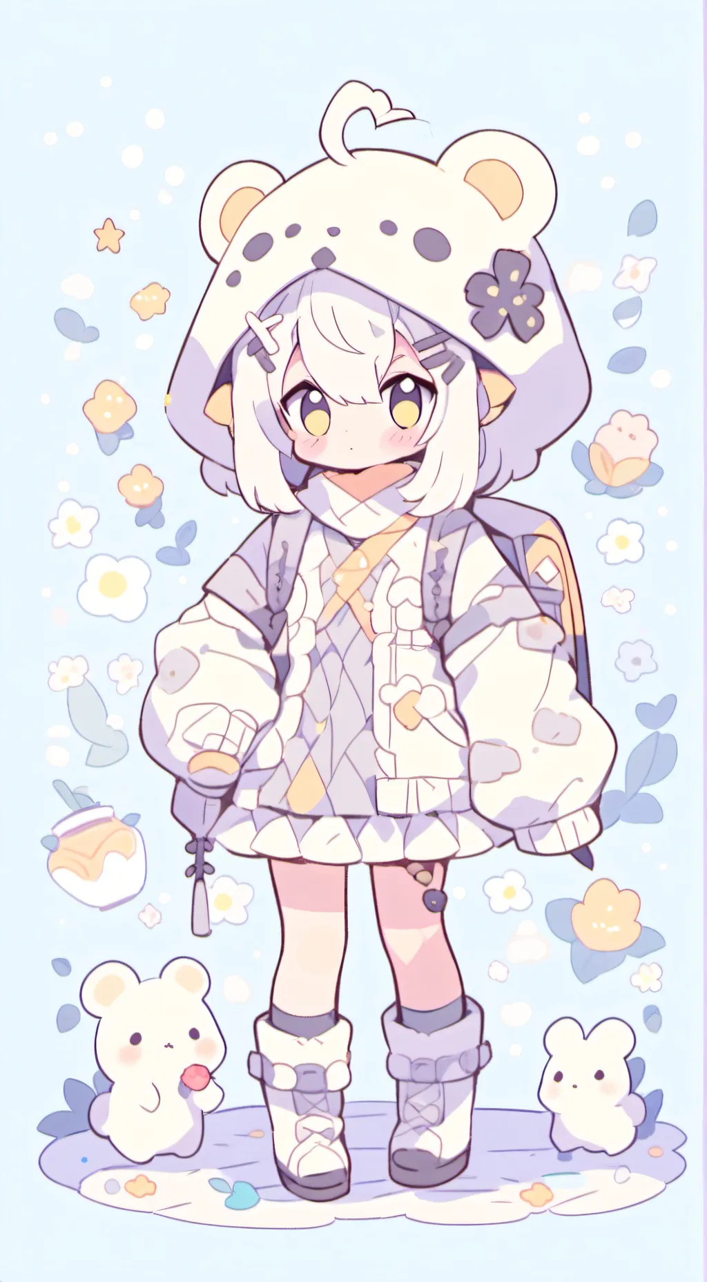 ai character: MHA AÑO NUEVO background