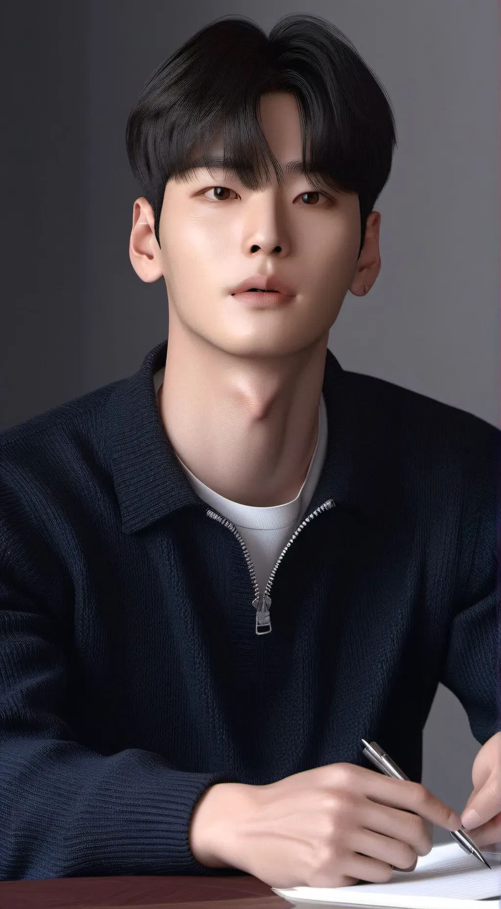 ai character: Karl  background