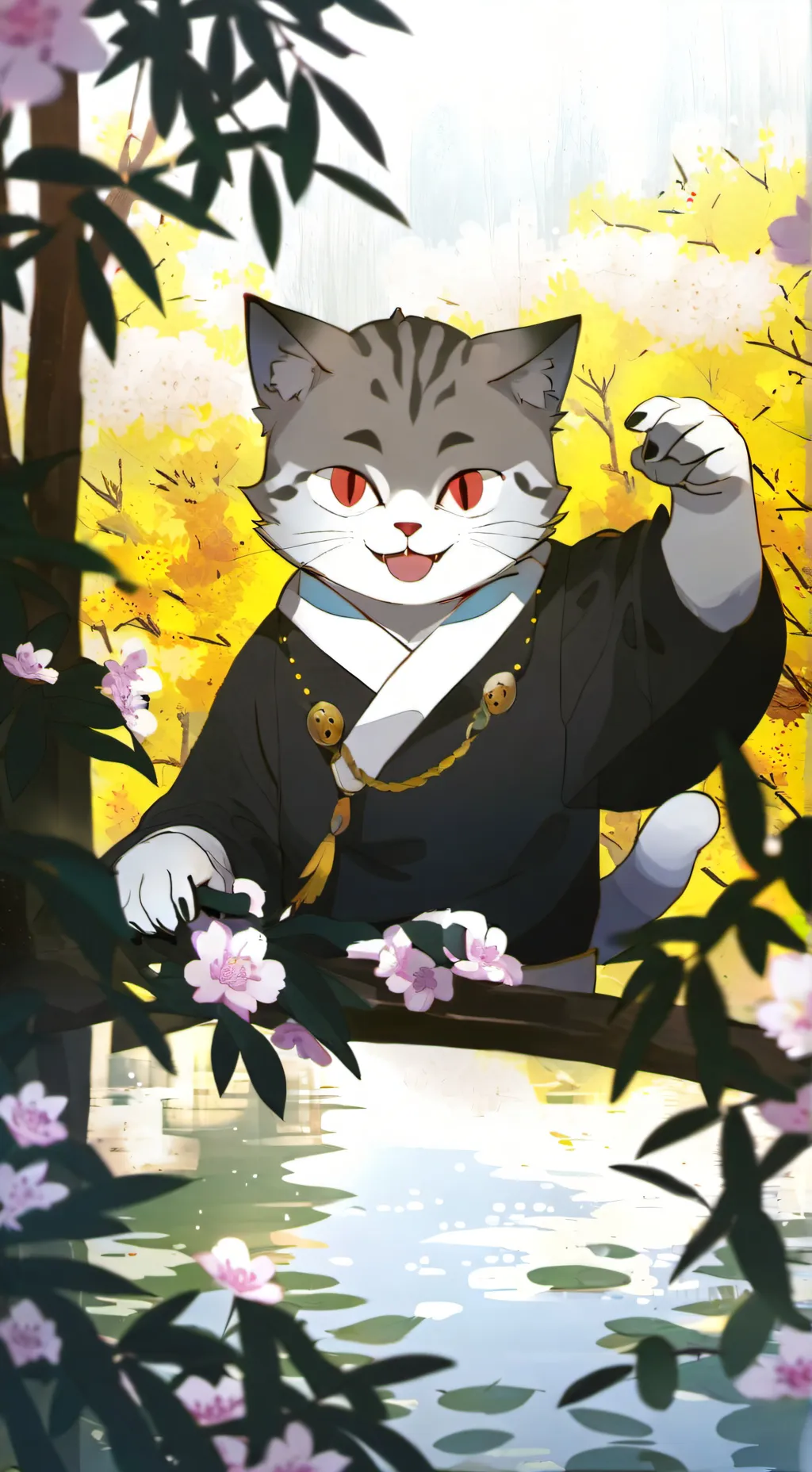 ai character: One piece  background