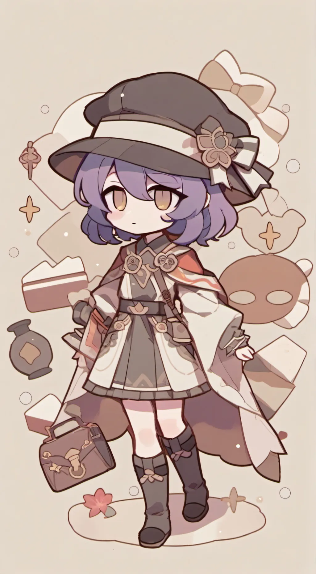 ai character: uzi xd background