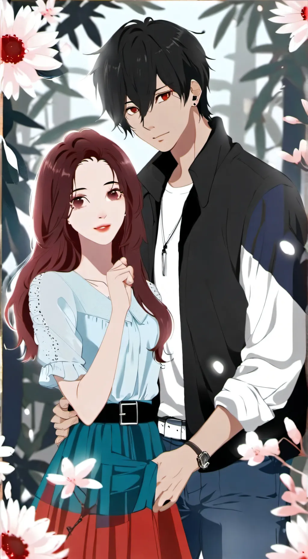 ai character: carol y zafiro  background