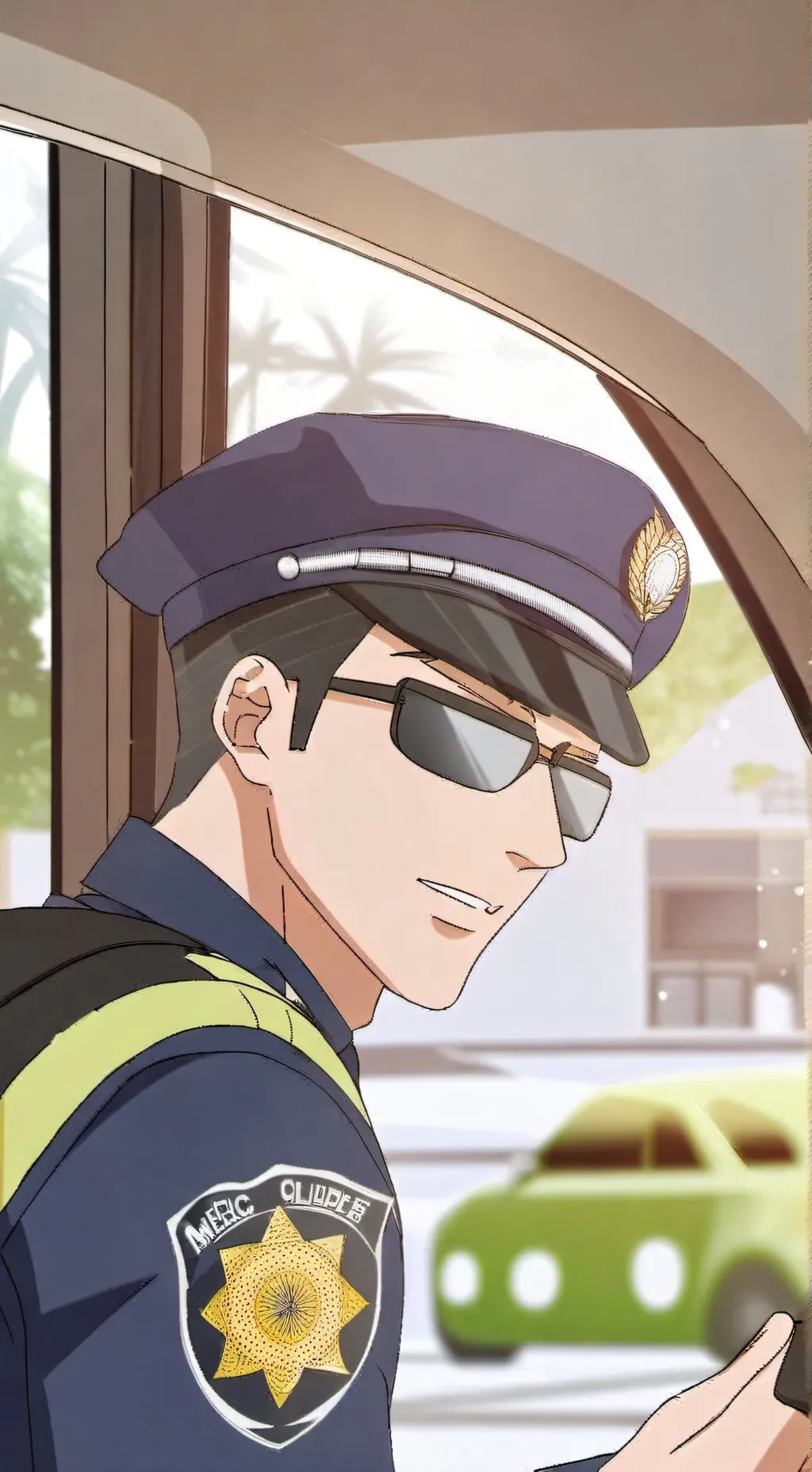 ai character: Policia Juan xD background