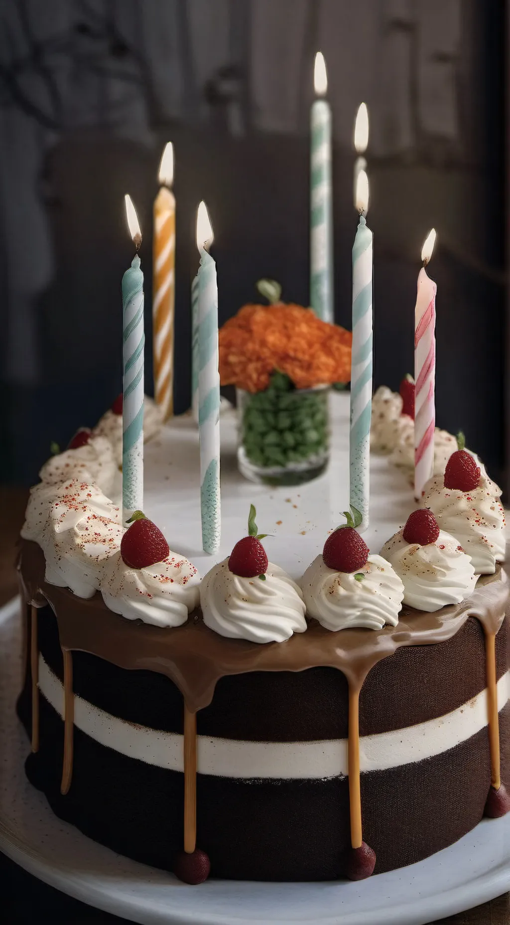 ai character: Alastor's Birthday background