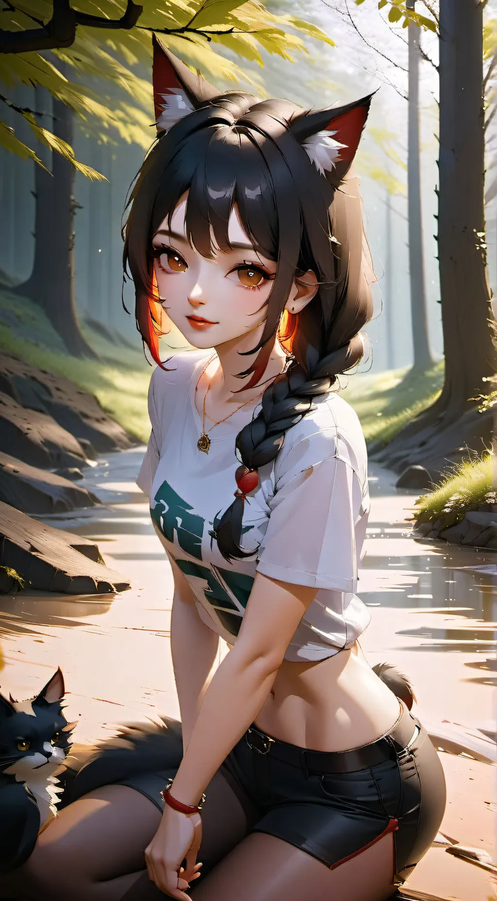 ai character: Katherine  background