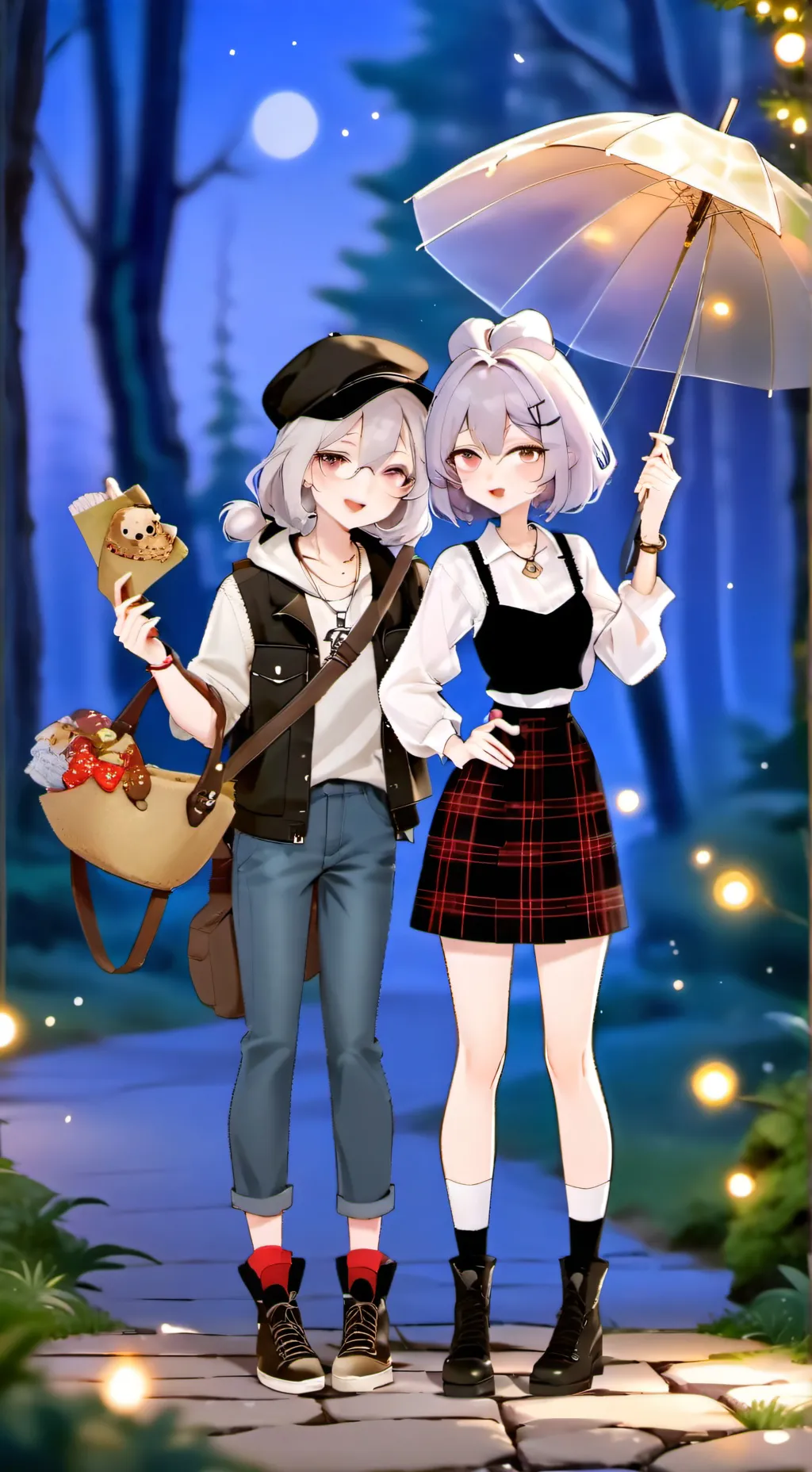 ai character: Clara and arya background