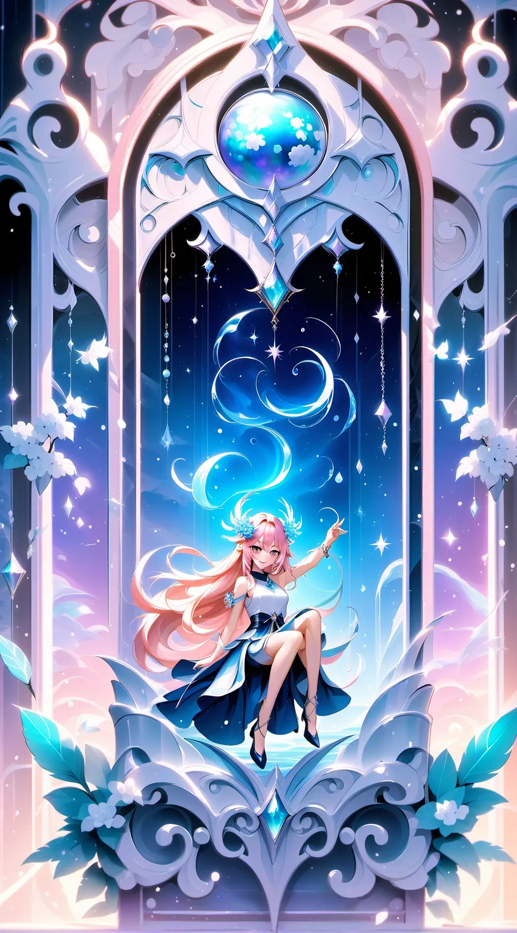 ai character: Izumi  background