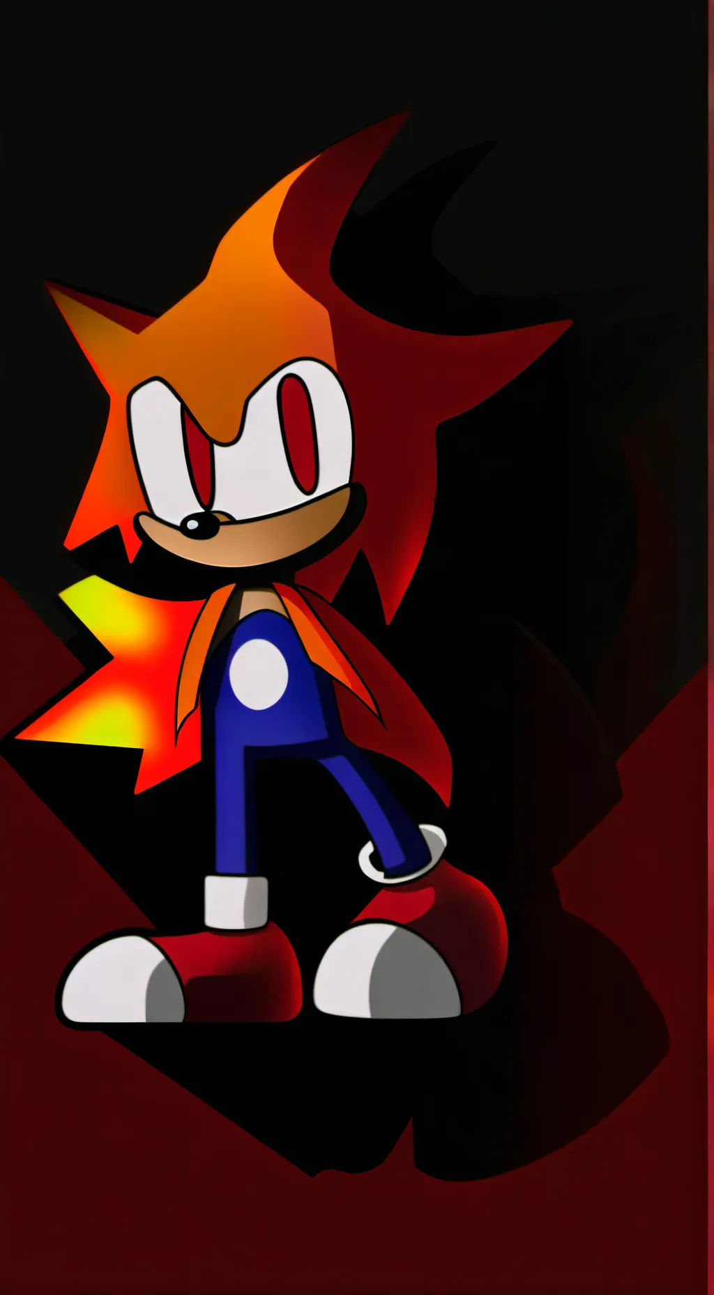 ai character: TAILS DOLL background