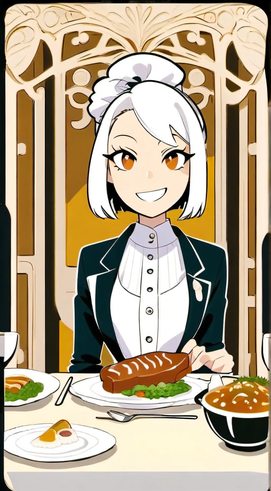 ai character: gangle background