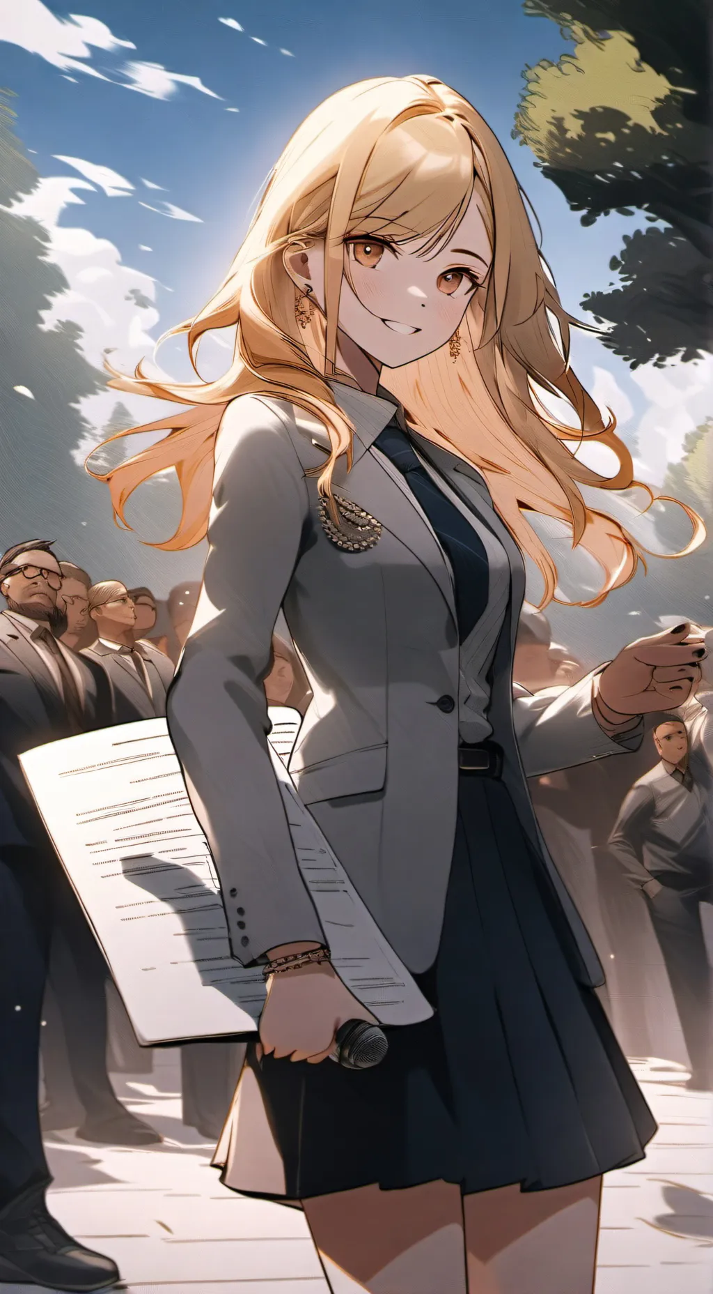 ai character: Madam President background