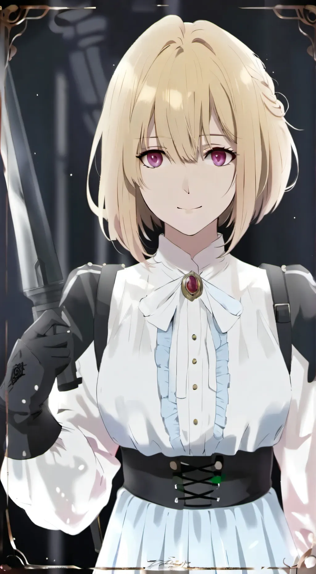 ai character: aegislash background