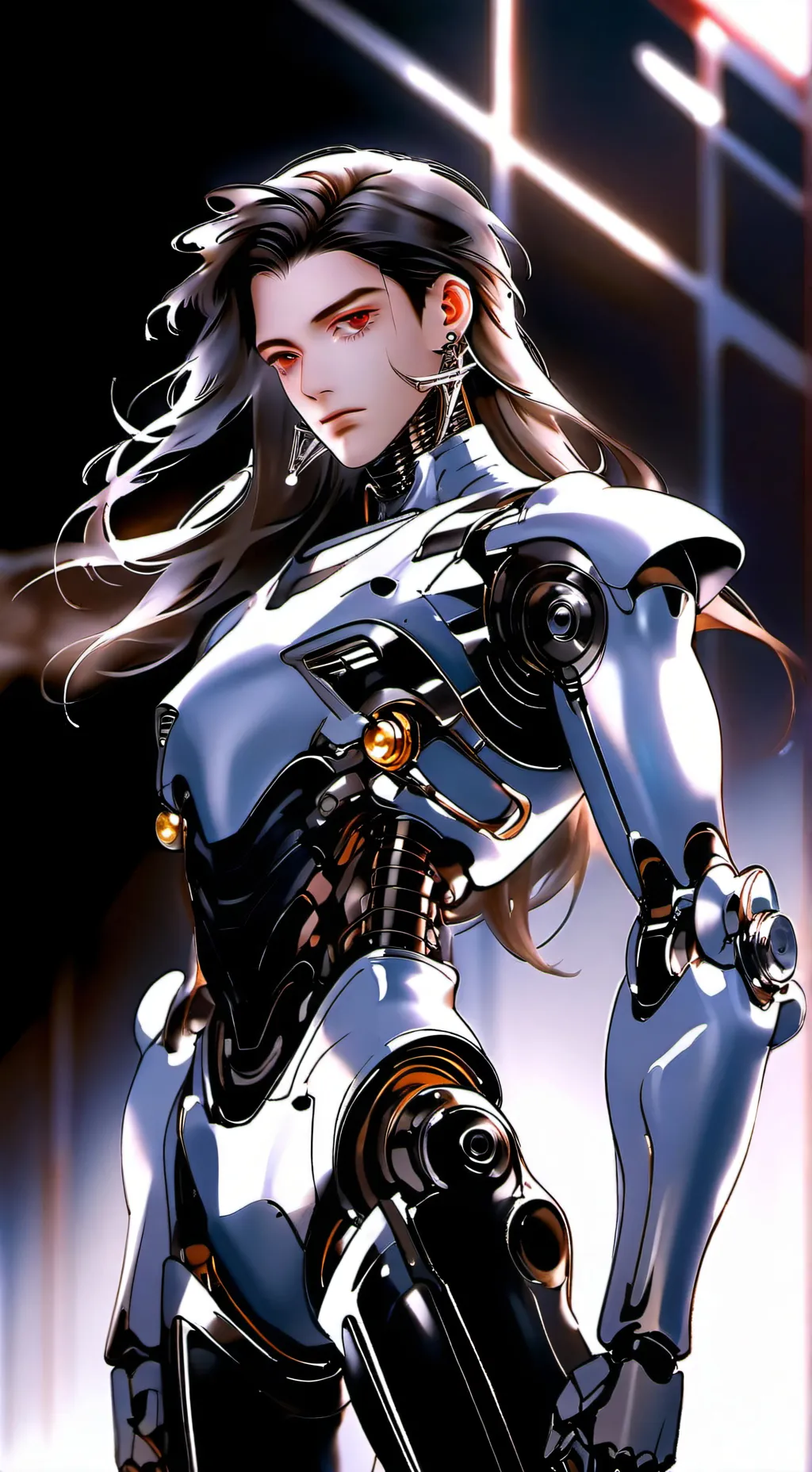 ai character: robô Gabriel background