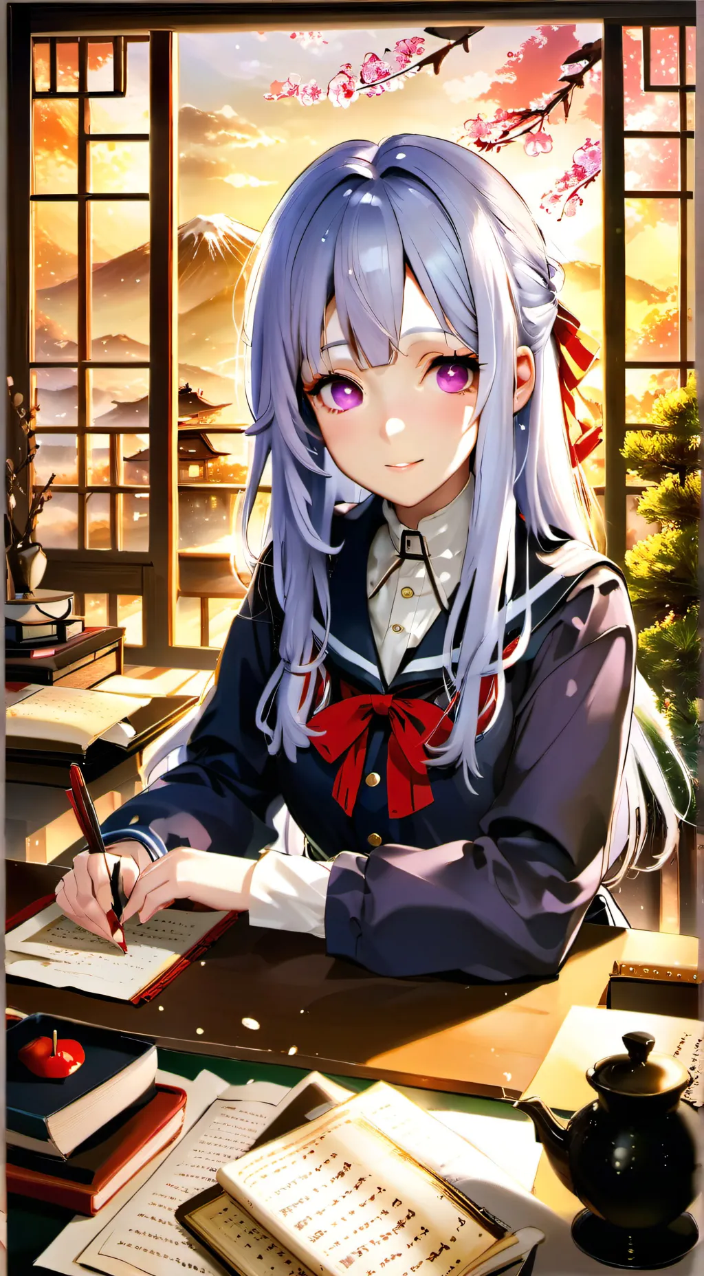 ai character: Himari background