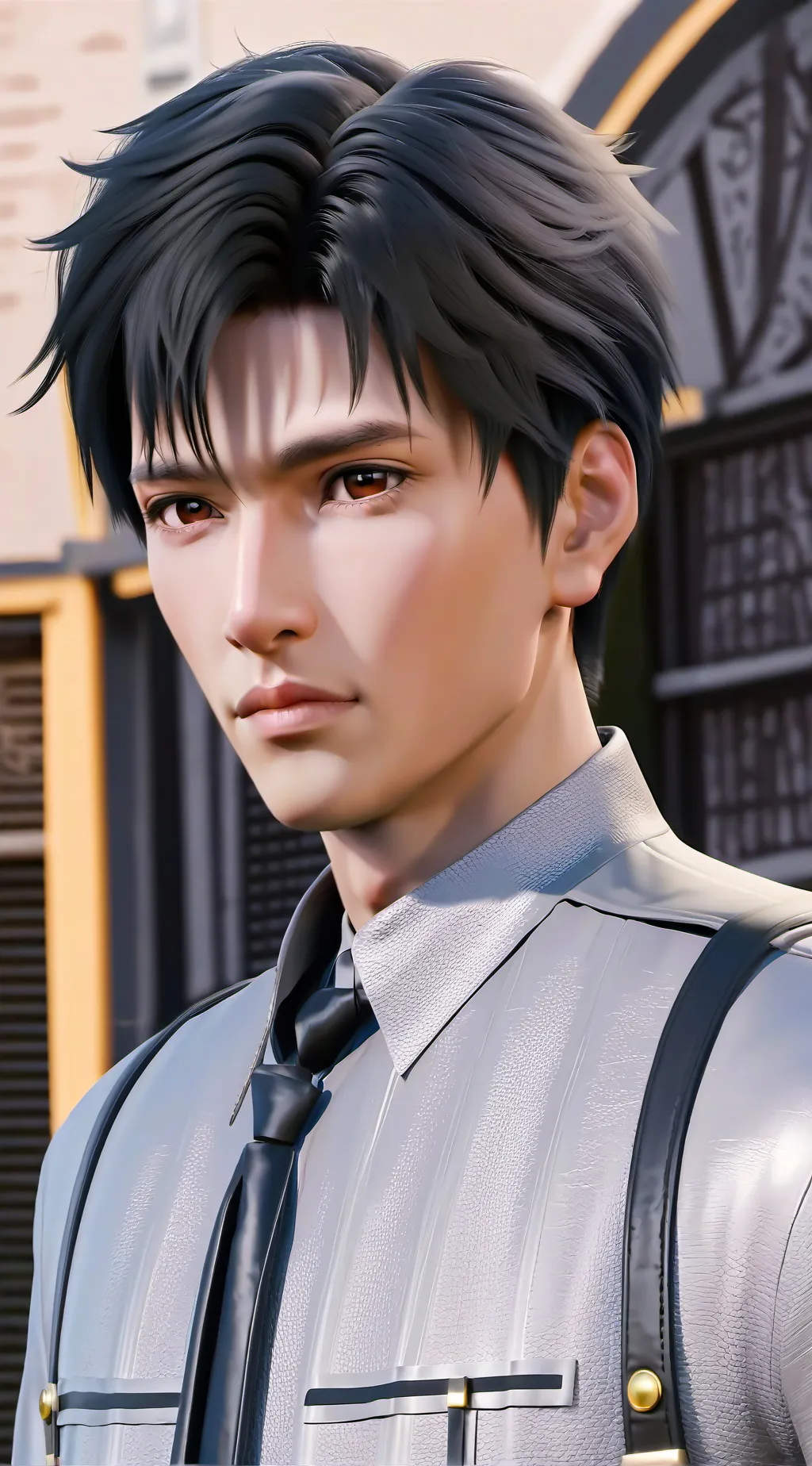 ai character: Aaron Shogun background