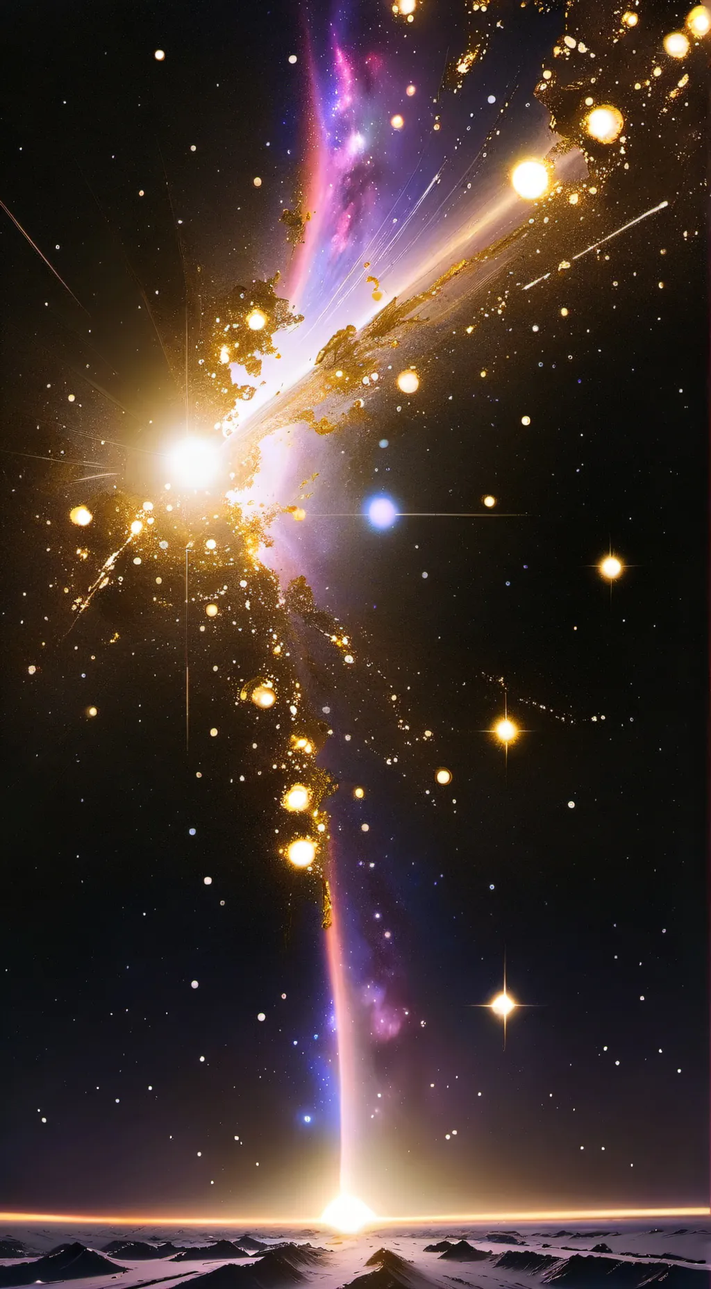 ai character: Happy new year  background