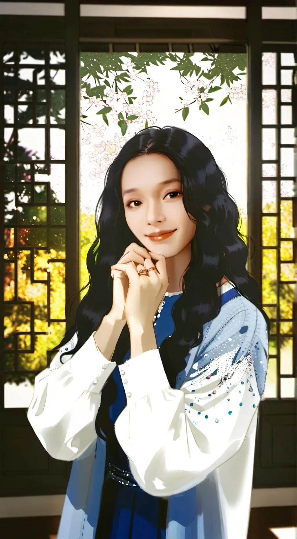 ai character: cristal background