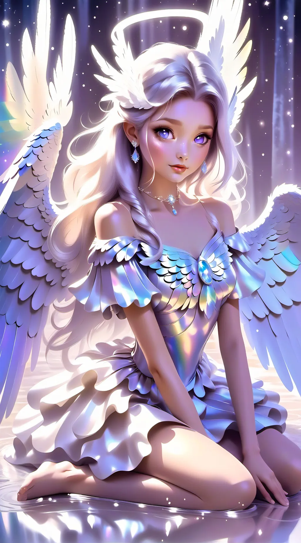 ai character: Angel background