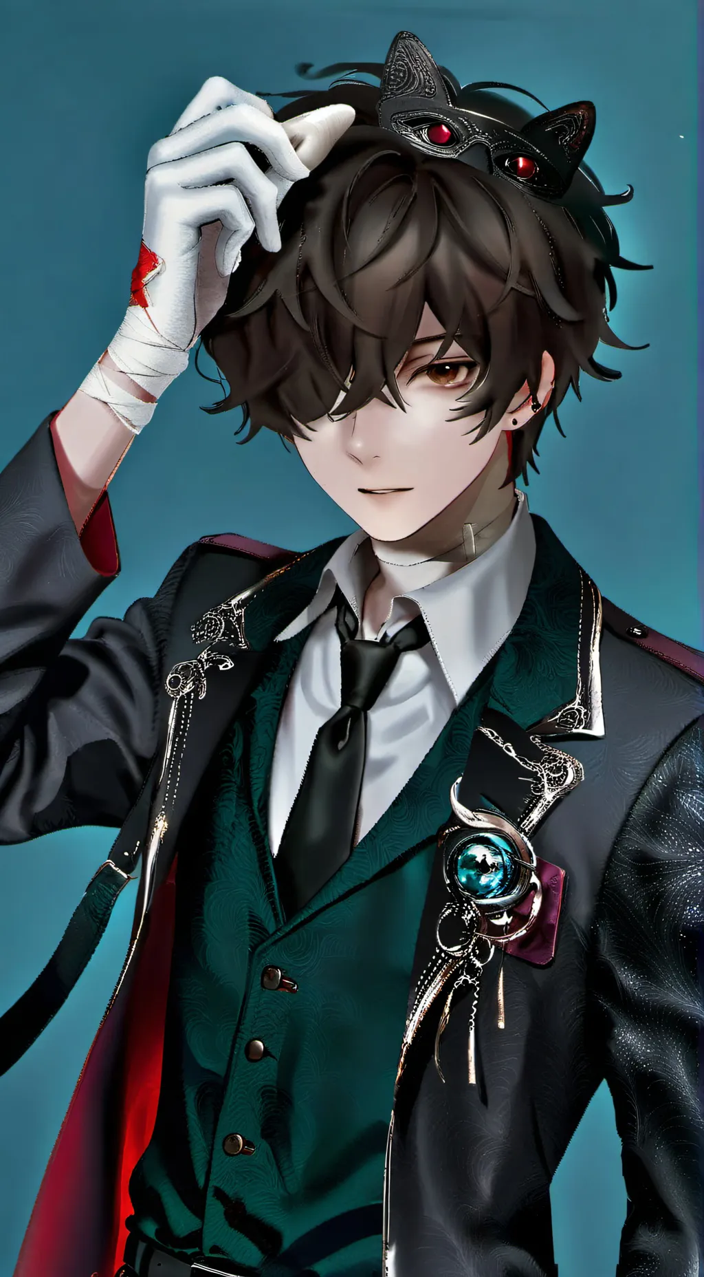 ai character: CatZai :) background