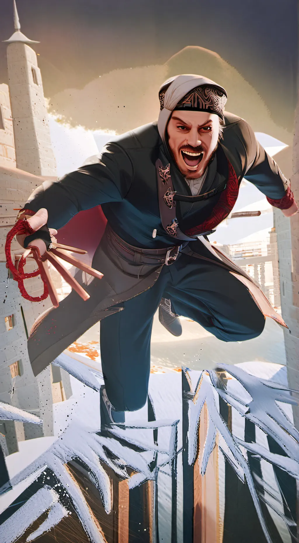 ai character: Dr ivo robotnik  background