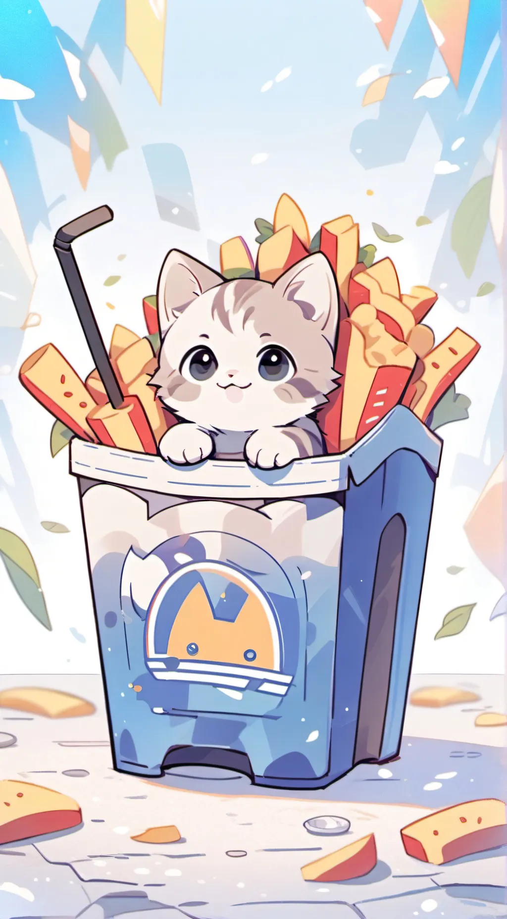 ai character: Kitty background