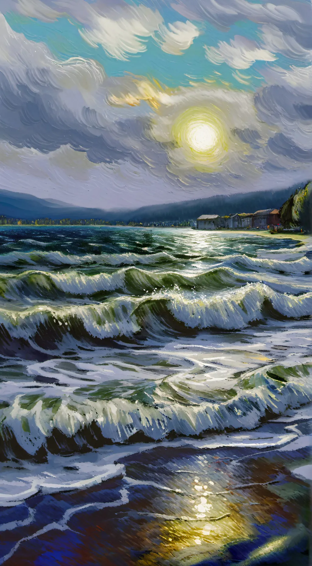 ai character: I'm here for you. background