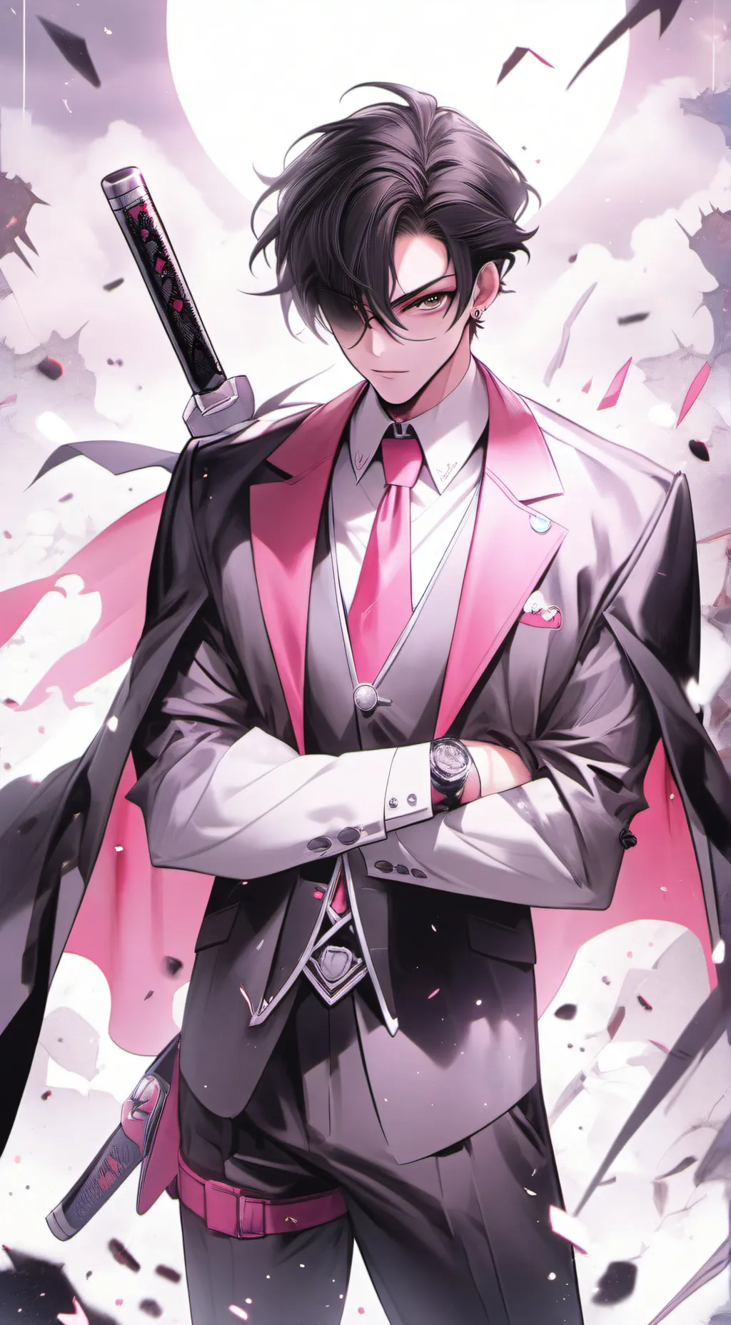 ai character: Avengers again background