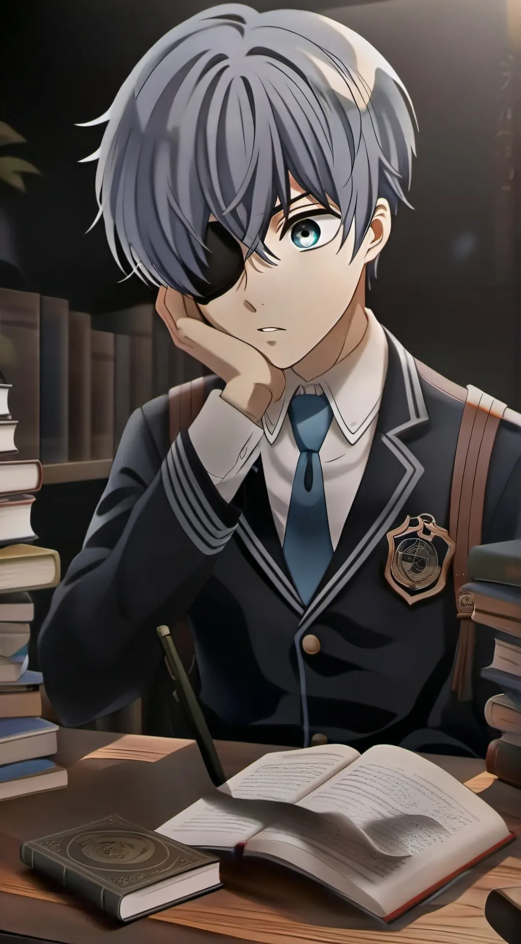 ai character: captive background