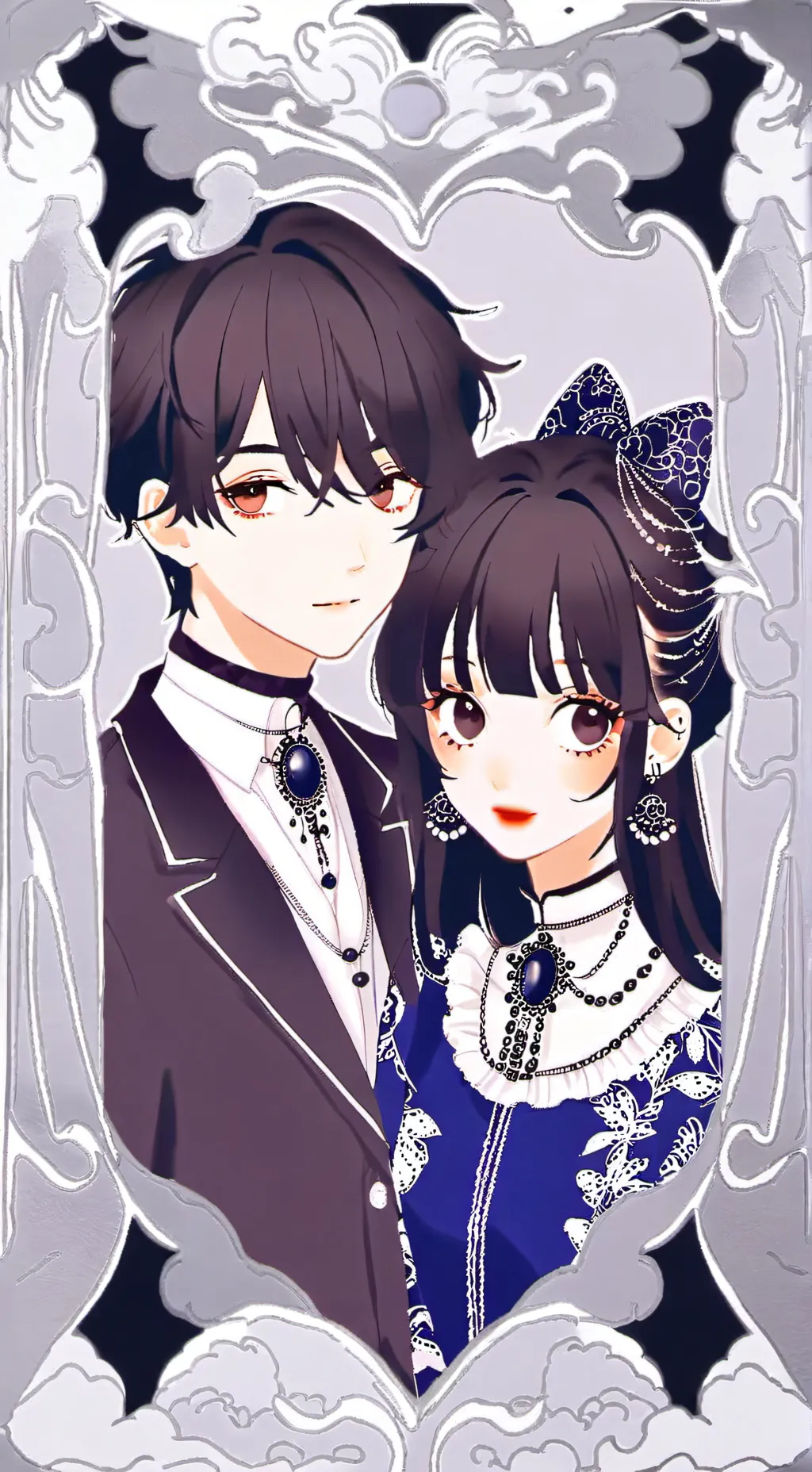 ai character: max and lily background