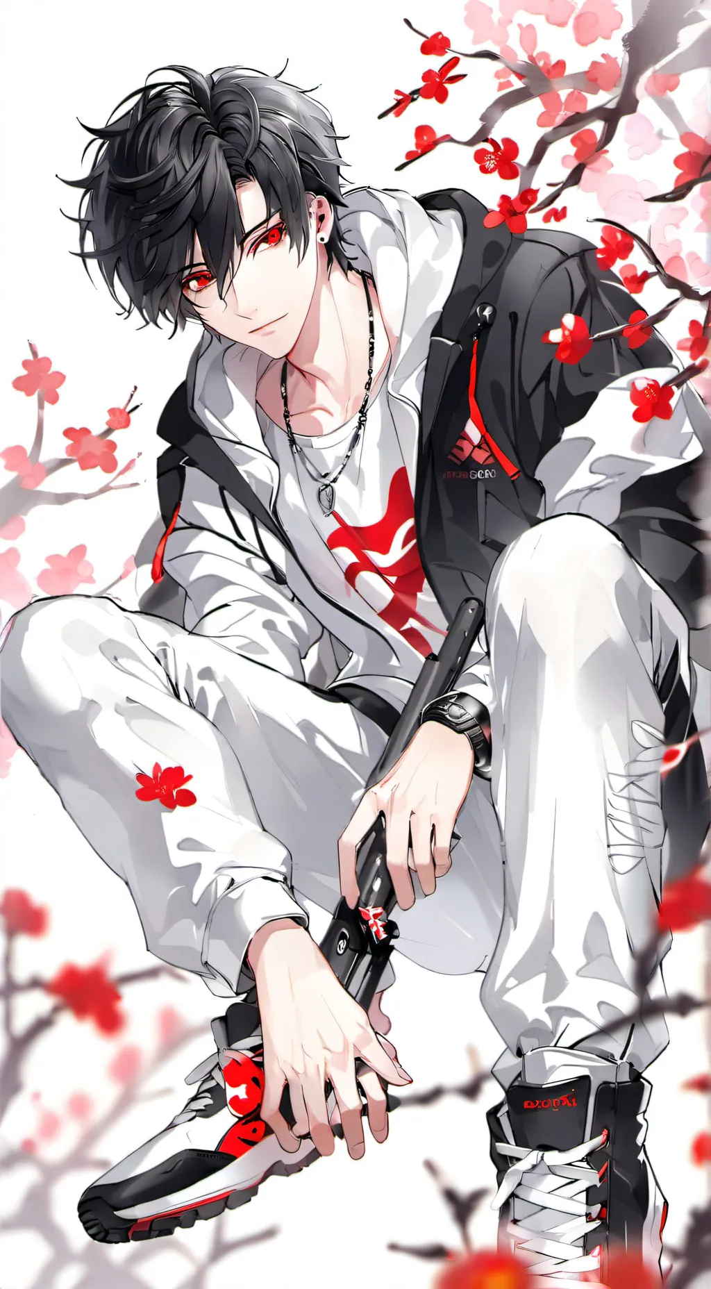 ai character: ayato (future au) background