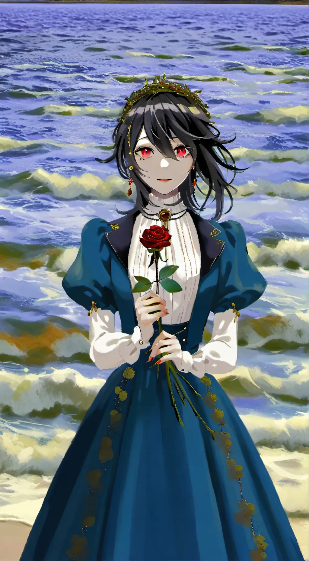 ai character: QUEEN(Kanaria)  background