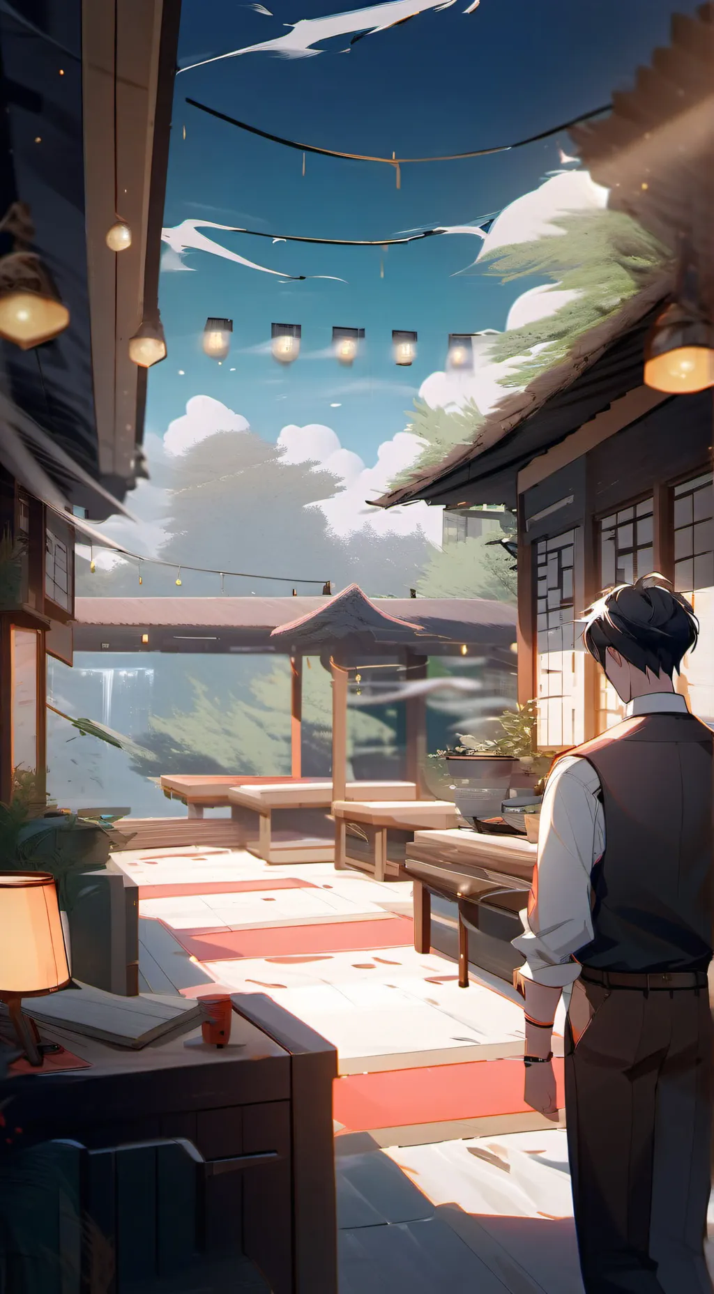 ai character: izen background