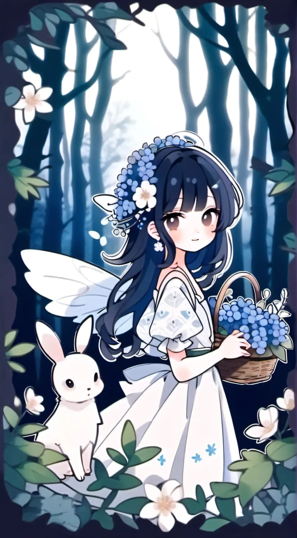 ai character: Forest Fairy background