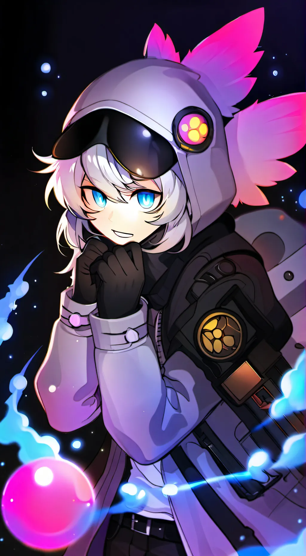 ai character: Shark Drone N background