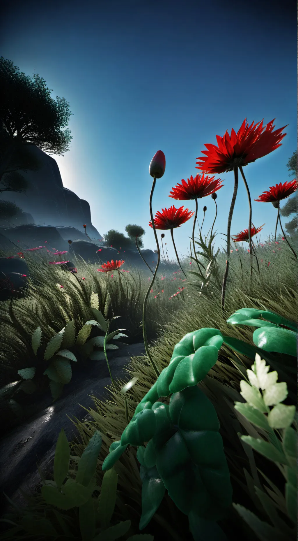 ai character: Grass 🌿 (hard) background