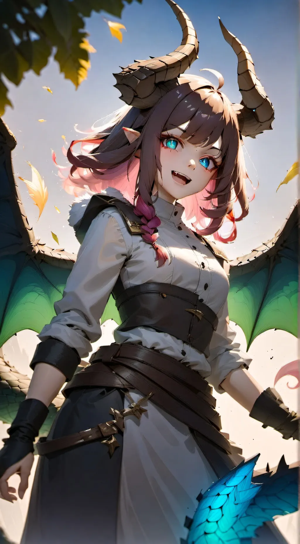 ai character: Aurora background