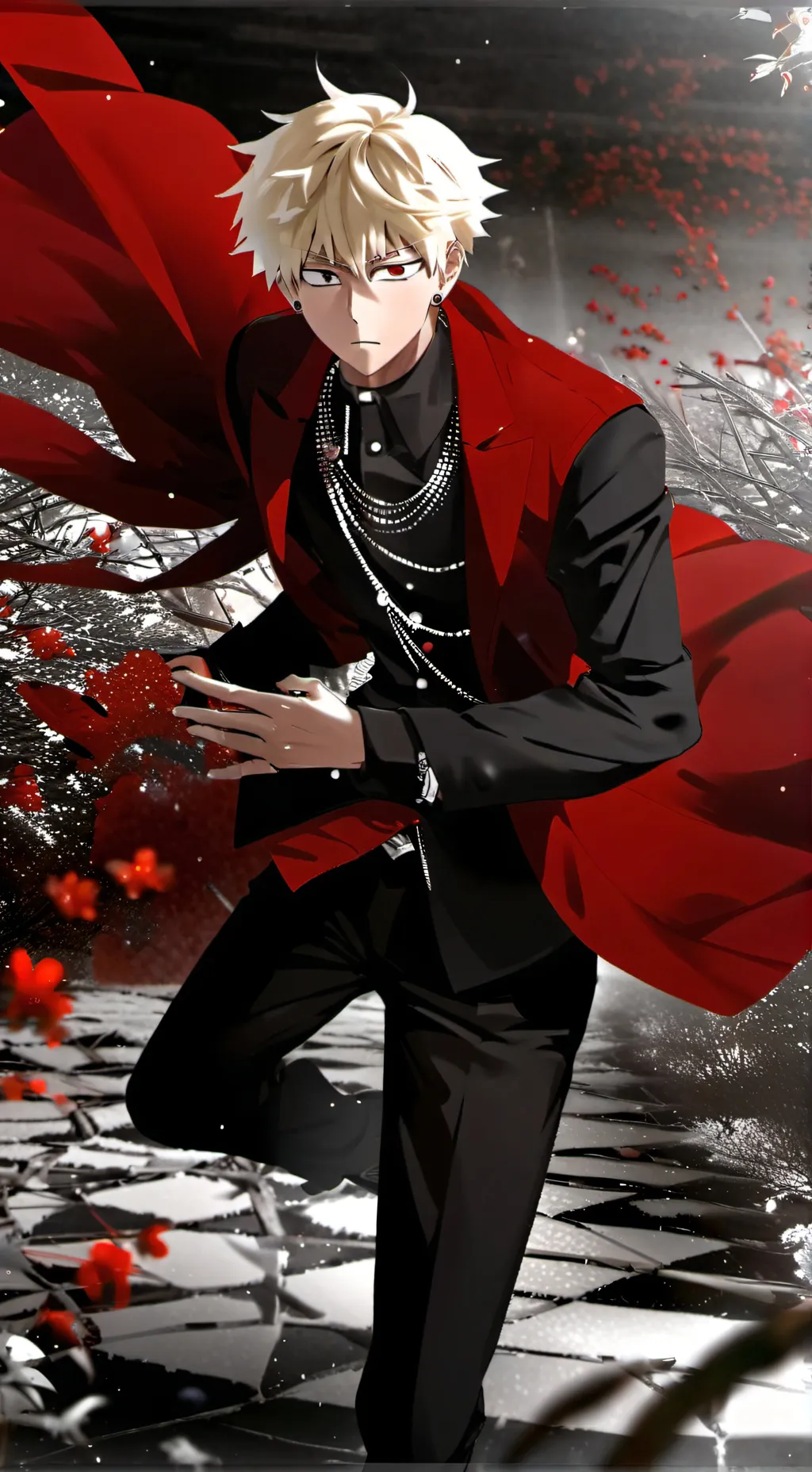 ai character: bakugo katsuki  background