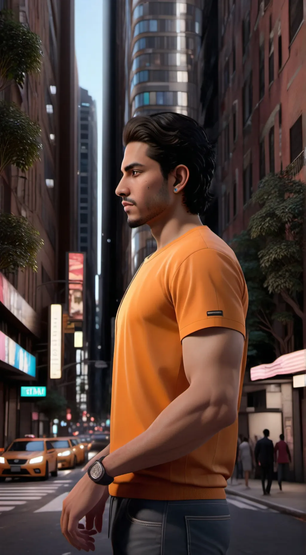 ai character: Amir background