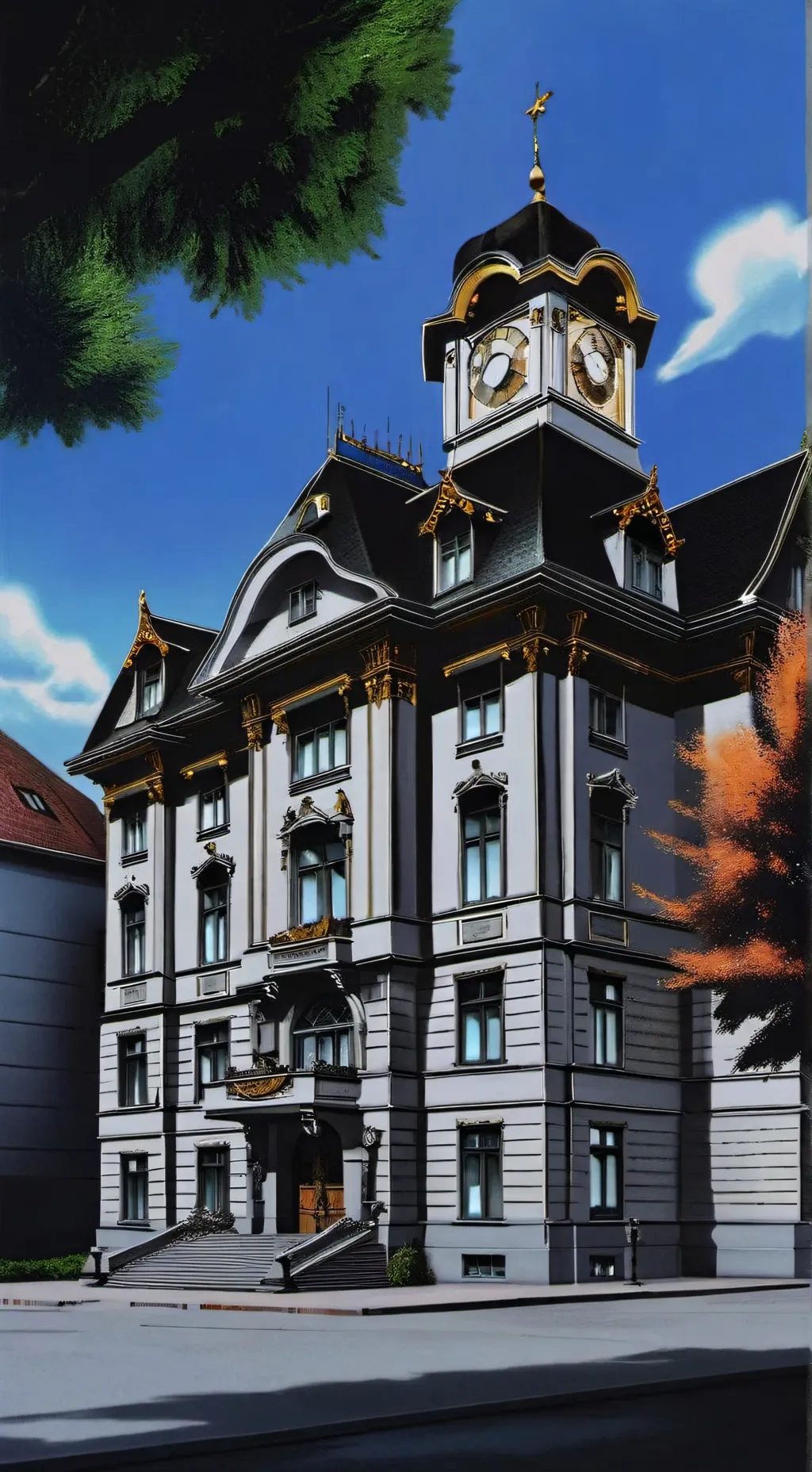 ai character: Swissbanken🇨🇭 background