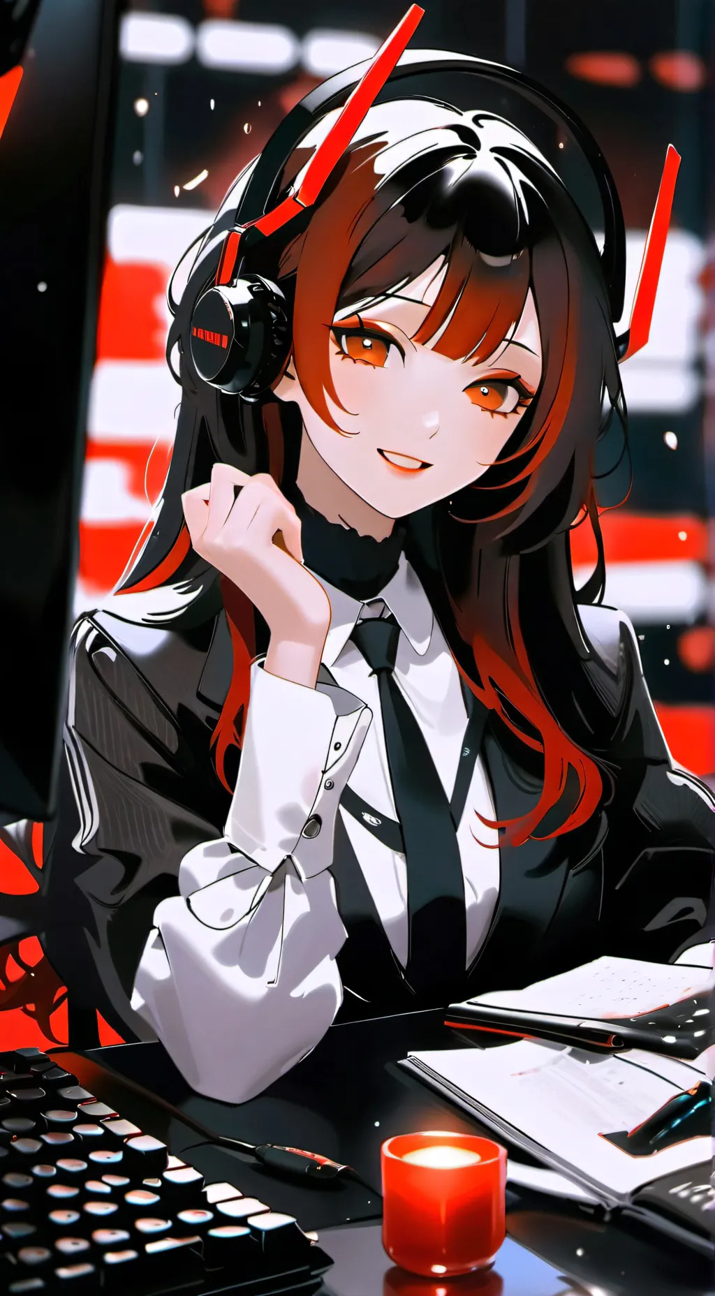 ai character: Aria background