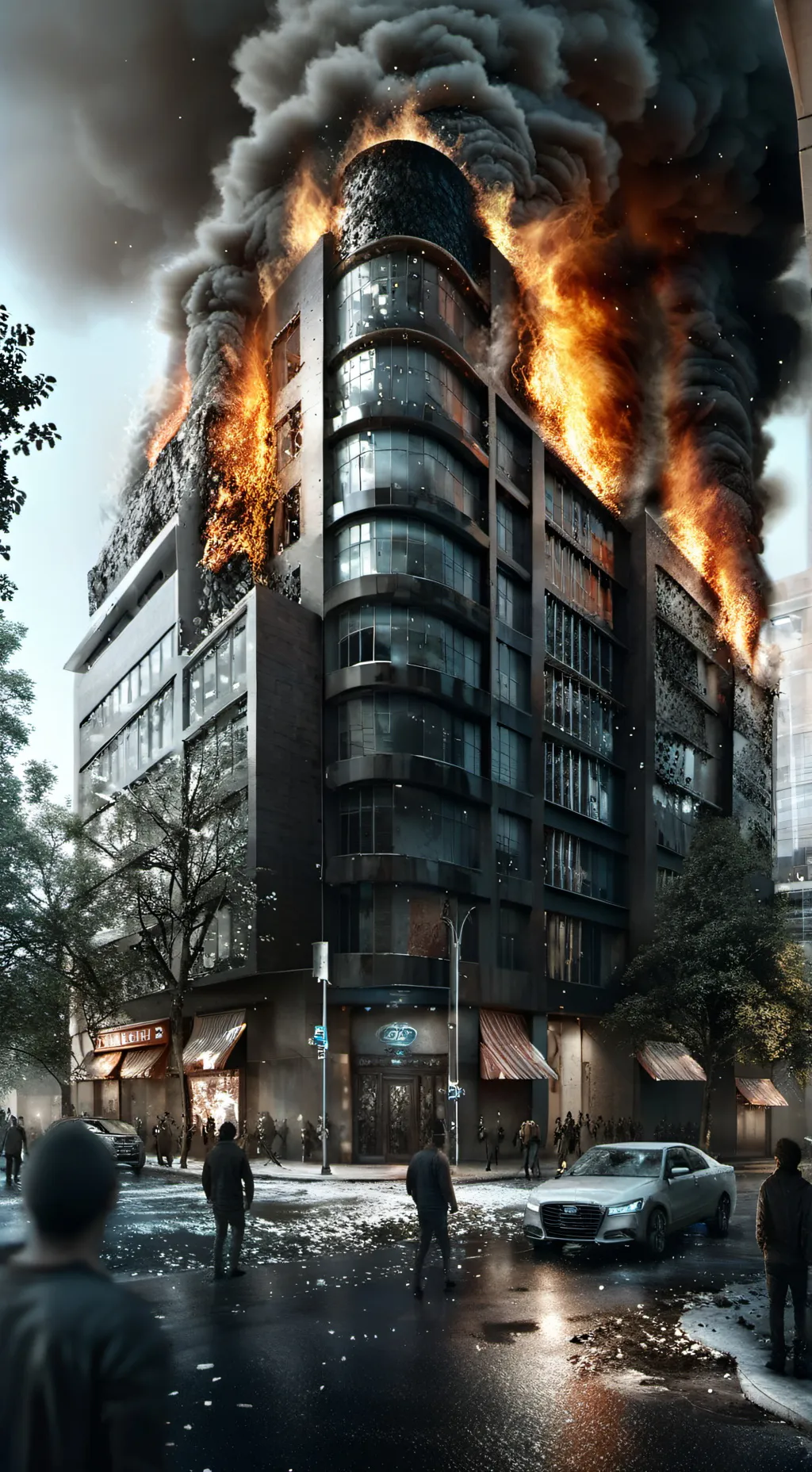 ai character: MHA FIRE background