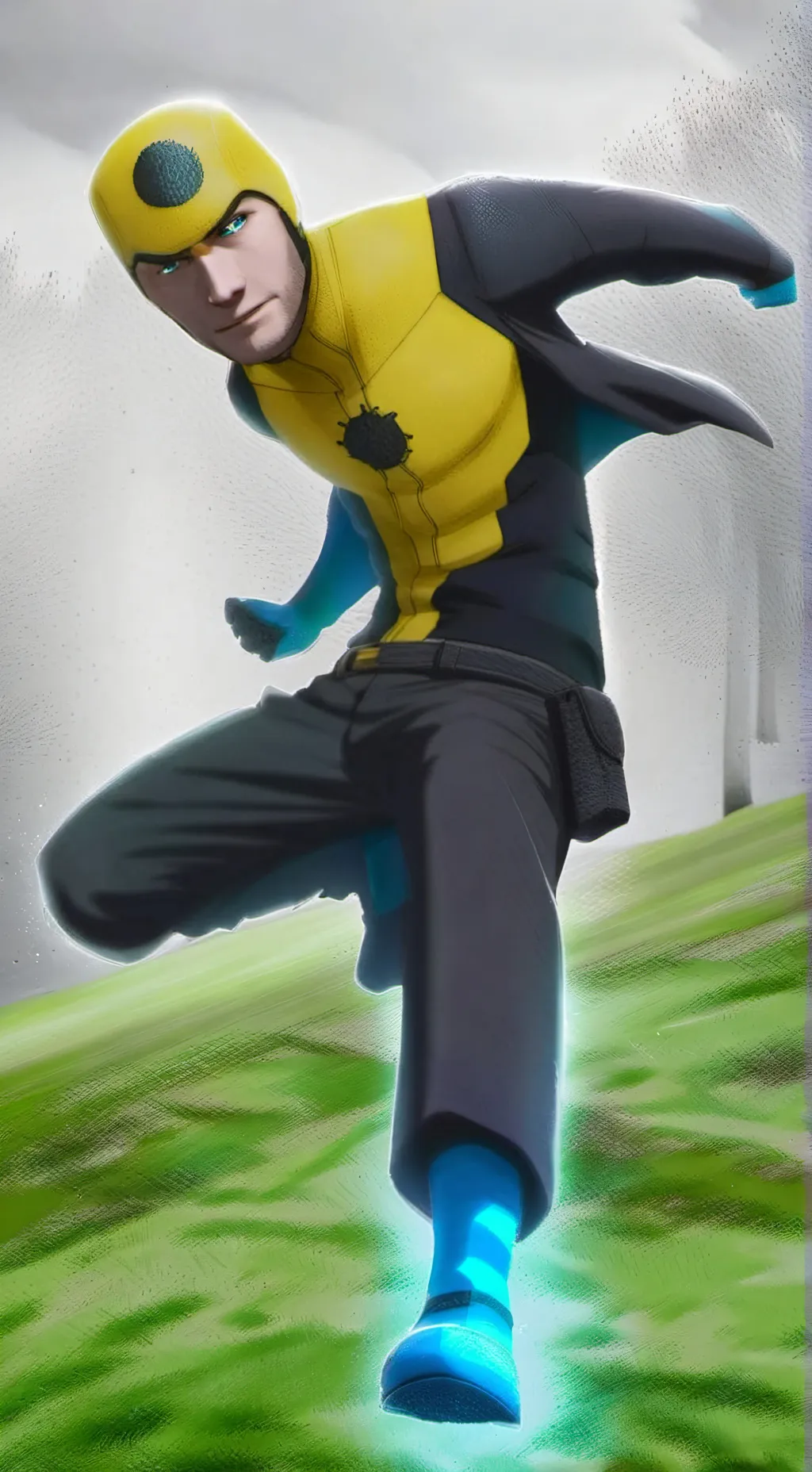 ai character: Zach/Glitch background