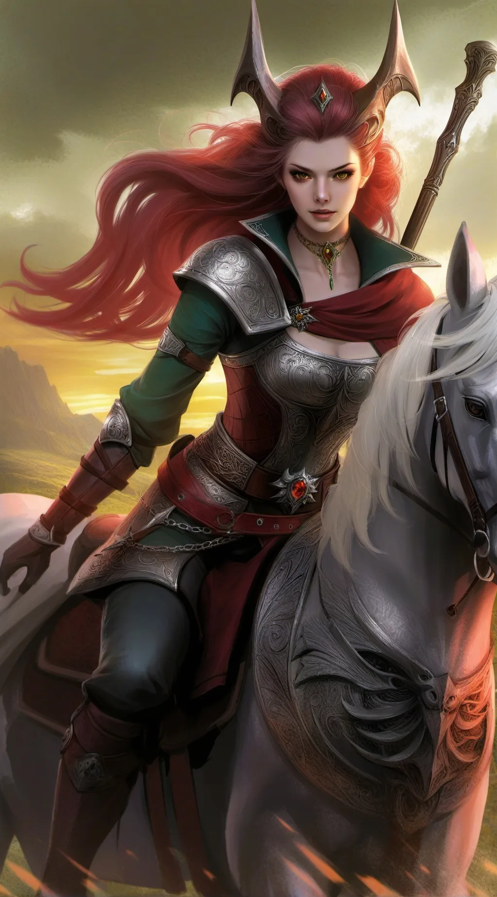 ai character: demonia  background